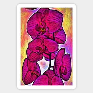 Bold Bright Orchid Sticker